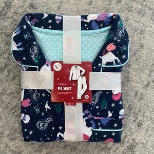 Target Unicorn Fleece pajama set size Small brand new BNWT